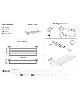 Ραφιέρα | Sanco Inox Project
