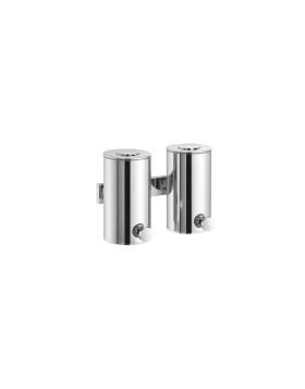 Dispenser Υγρού Σαπουνιού Διπλό | Sanco Metallic Bathroom Set
