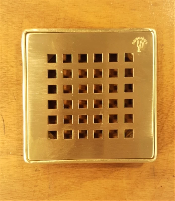 Ορειχάλκινο σχαράκι μπάνιου ΠΟΣΕΙΔΩΝ 12x12cm ΑΘΗΝΑ BRONZE με πλαίσιο