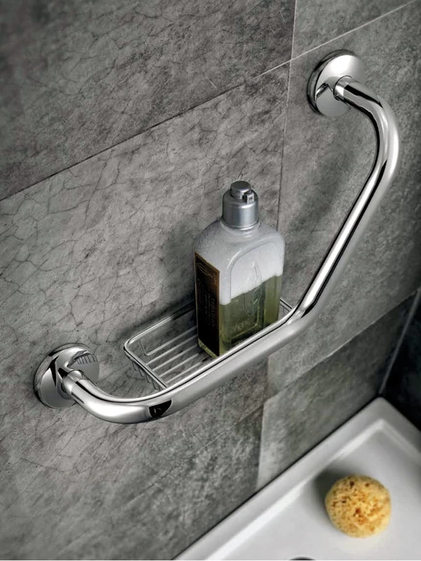 Λαβή Αριστερή με σαπουνοθήκη | Sanco Grab-Bars