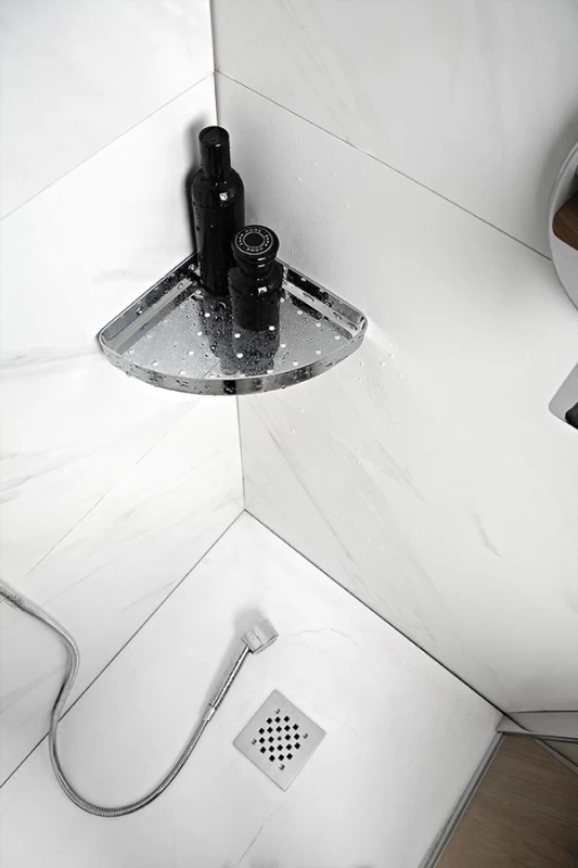 Σπογγοθήκη Γωνιακή | Sanco Shower Shelves