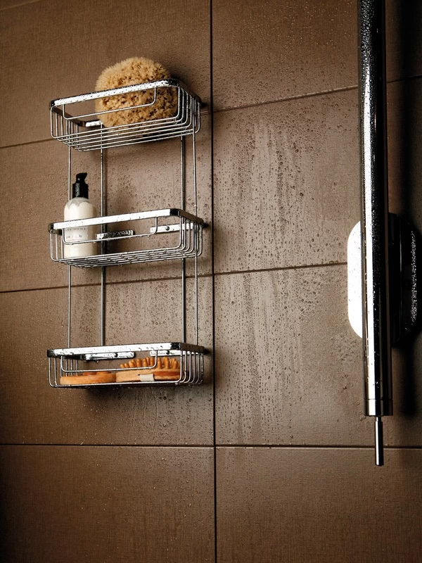 Θήκη Παραλληλόγραμμη Τριπλή | Sanco Shower Baskets