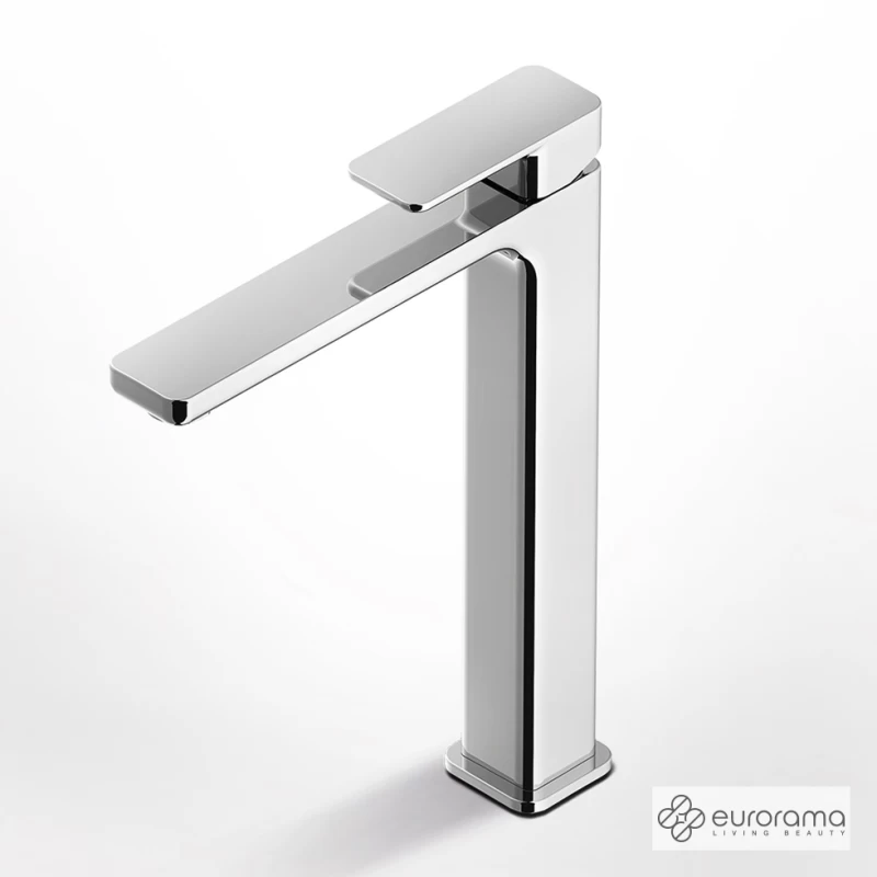 Μπαταρία Νιπτήρος Ψηλή με Βαλβίδα Clic-Clac | Eurorama Quadra
