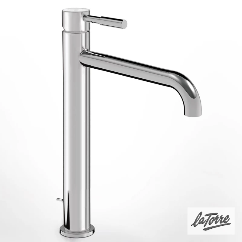 Μπαταρία Νιπτήρος Ψηλή με Βαλβίδα Clic-Clac | LaTorre New Tech