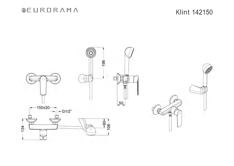 Μπαταρία Ντουζιέρας | Eurorama Klint