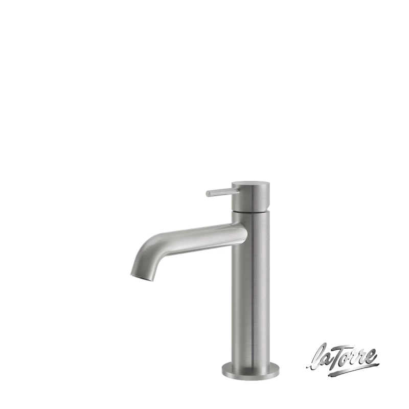 Μπαταρία Νιπτήρος Inox με Βαλβίδα Clic-Clac | LaTorre Elle Inox 316