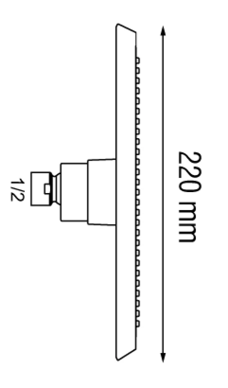 Κεφαλή Ντους Φ220 mm | Modea