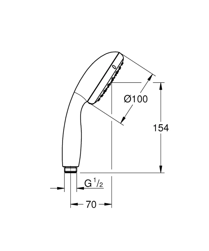Τηλέφωνο Ντους | Grohe Tempesta 100