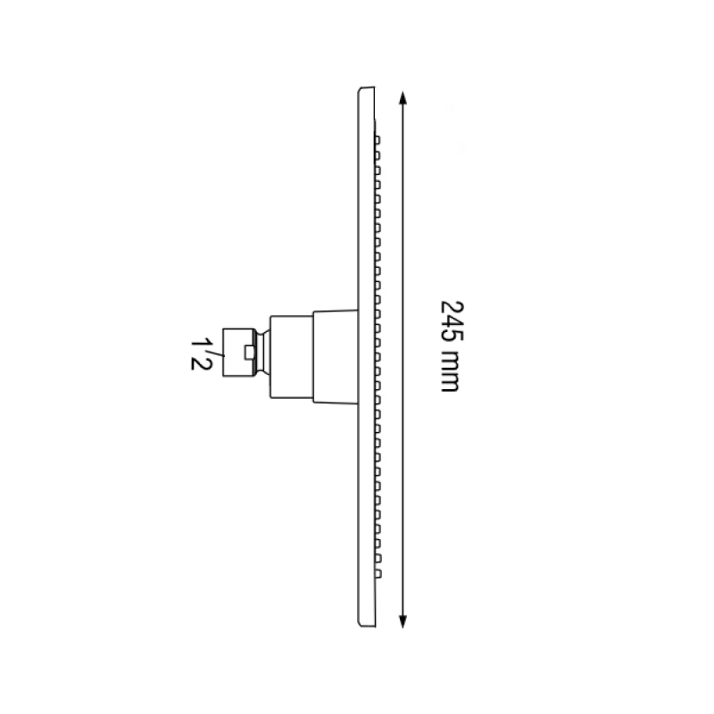 Κεφαλή Ντους Slim Φ245 mm | Modea