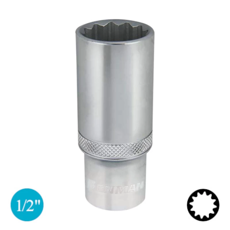 Καρυδάκι 1/2'' Μακρύ Πολύγωνο 10 mm | Benman