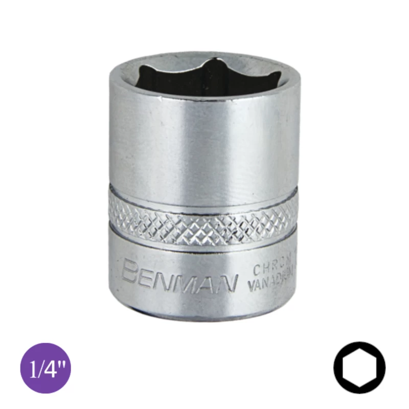 Καρυδάκι 1/4'' Εξάγωνο 10 mm | Benman