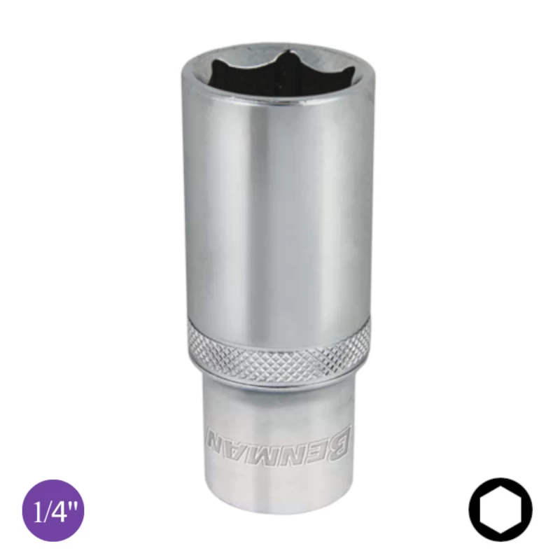 Καρυδάκι 1/4'' Μακρύ Εξάγωνο 10 mm | Benman