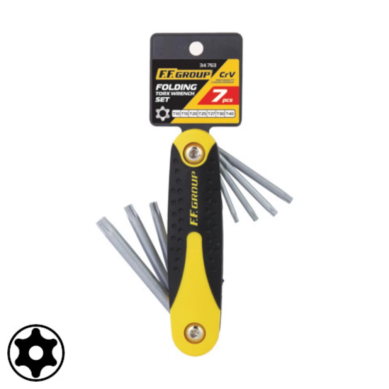 Σουγιάς Torx με Τρύπα (7 Τεμαχίων) | F.F. Group