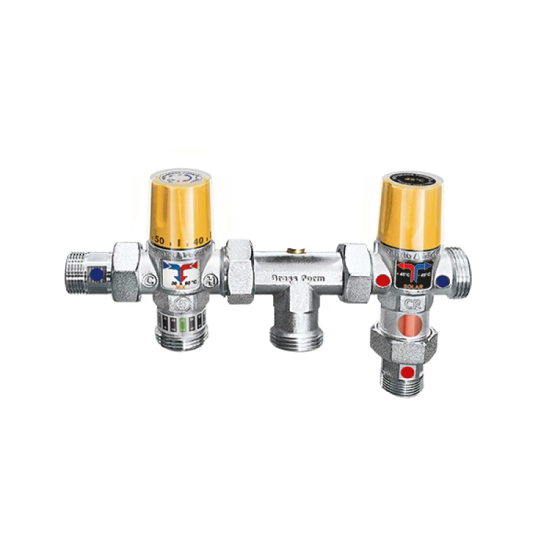 Solar Kit - Θερμοστατικό Συγκρότημα 1/2'' | Brass Form