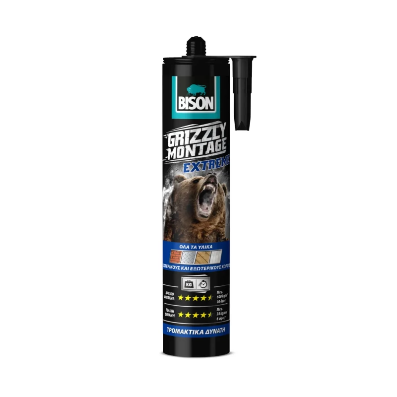 Κατασκευαστική Κόλλα (Λευκή) | Bison Grizzly Montage Extreme